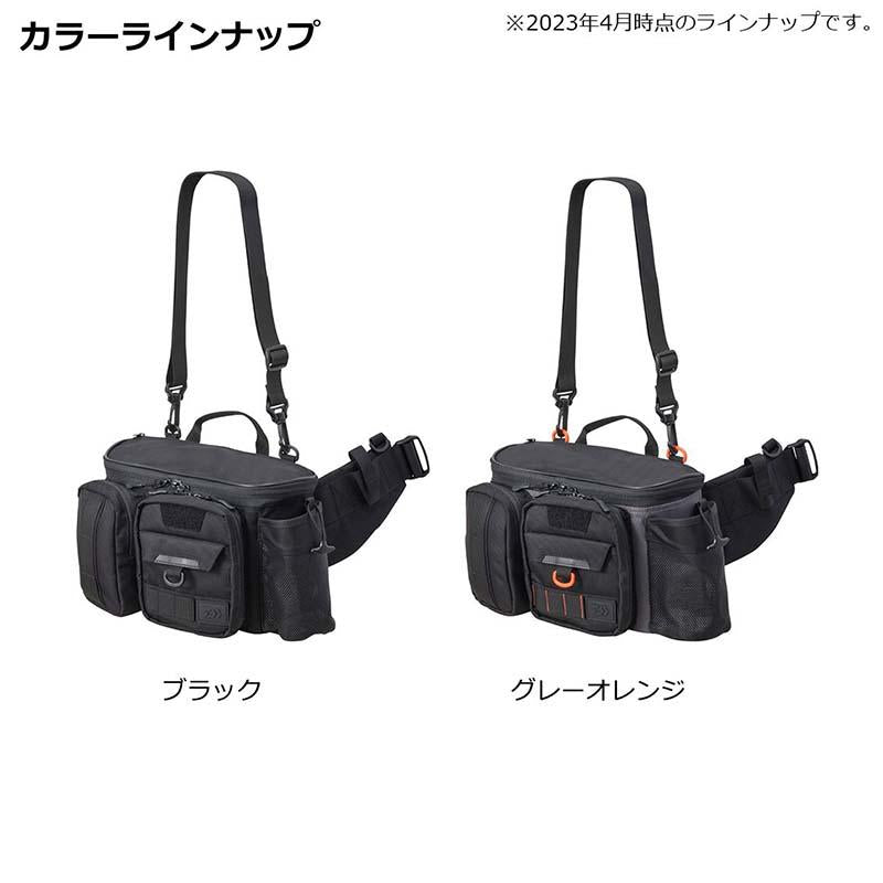 DAIWA Tackle Bag HG Hip Bag LT(C) Gray Orange