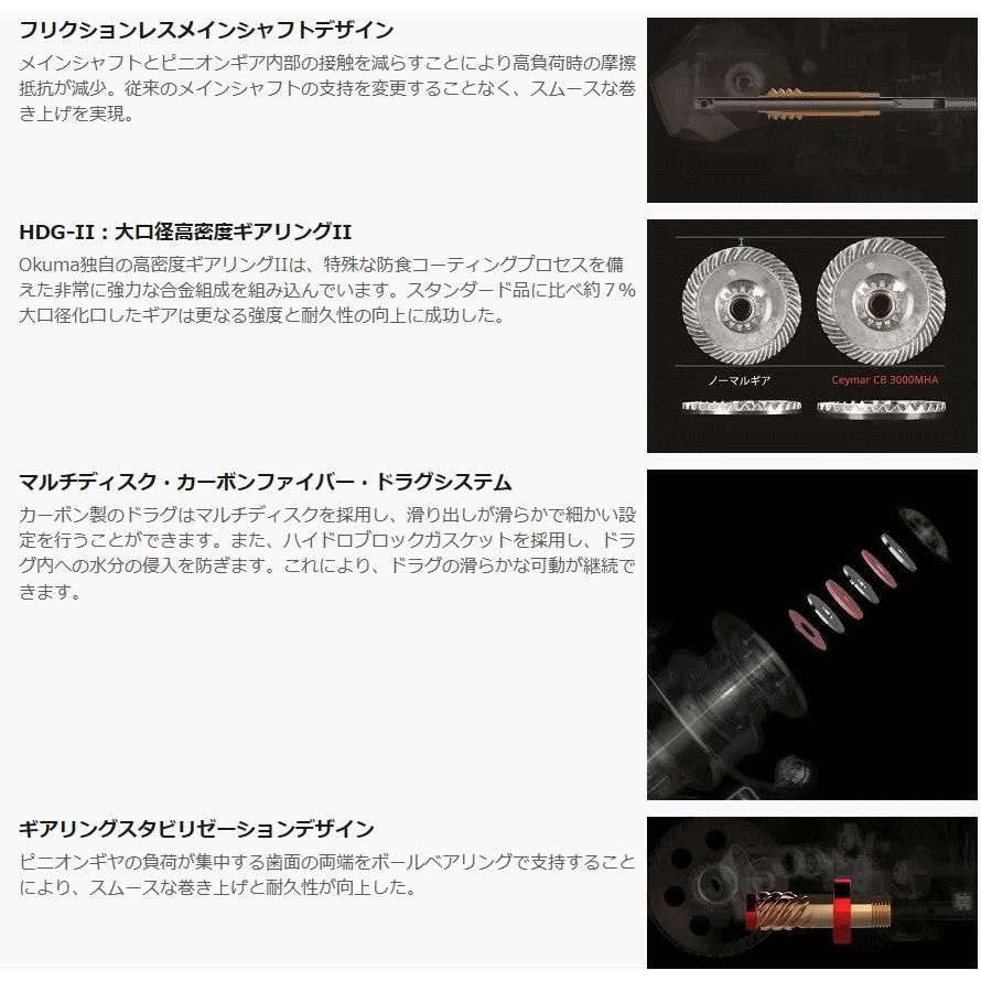 Okuma spinning reel Ceymar CB CCB-C5000XA