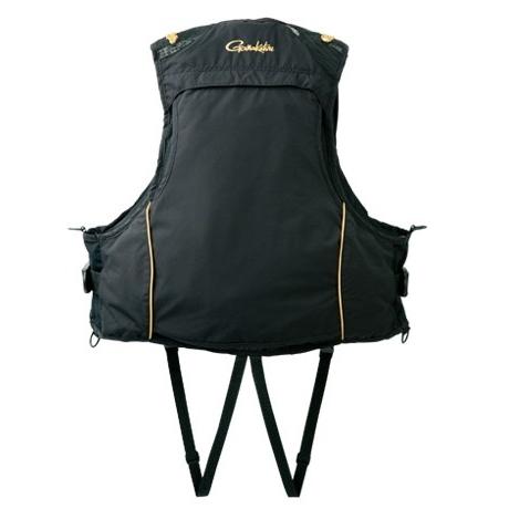 Gamakatsu GM2174 Windstopper Floating Vest Black/Gold LL