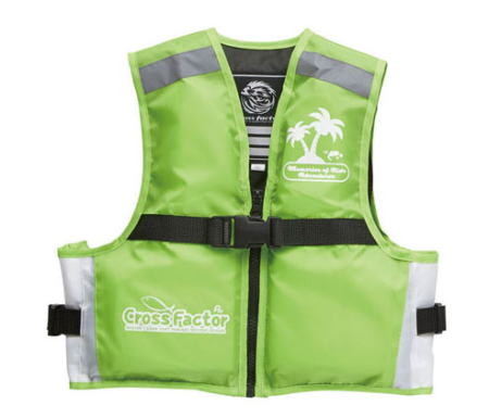 Cross Factor Floating Vest Junior WFC705-110-GR