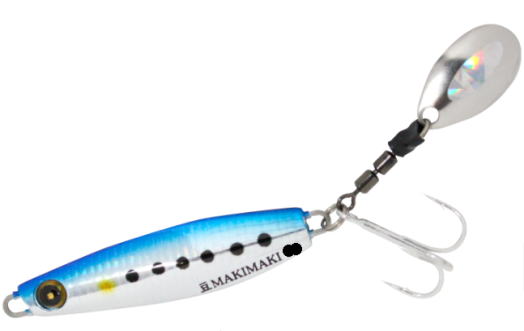 Hayabusa (FINA) FS434 Jack Eye Bean Roll 5g 1 Chameleon Blue Sardine