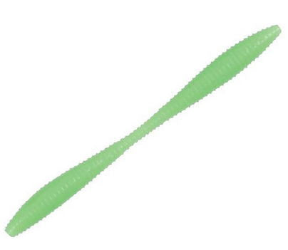 Gan Craft Worm Horse Mackerel Suction 2.4 inch #02 Lucky Lime