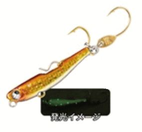 Rudy's Metal Jig Uoko Metal Piercing 3.0g Akakin