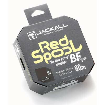 Jackall Line Red Spool BF SPEC 10lb 80m Fluorocarbon Line