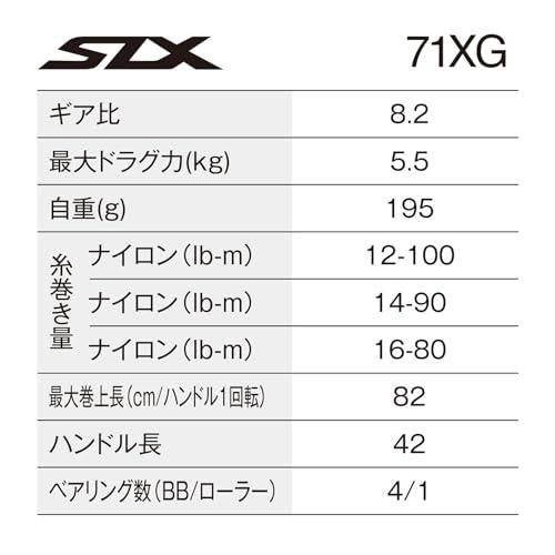 SHIMANO Baitcasting Reel 24SLX 71XG (Left)
