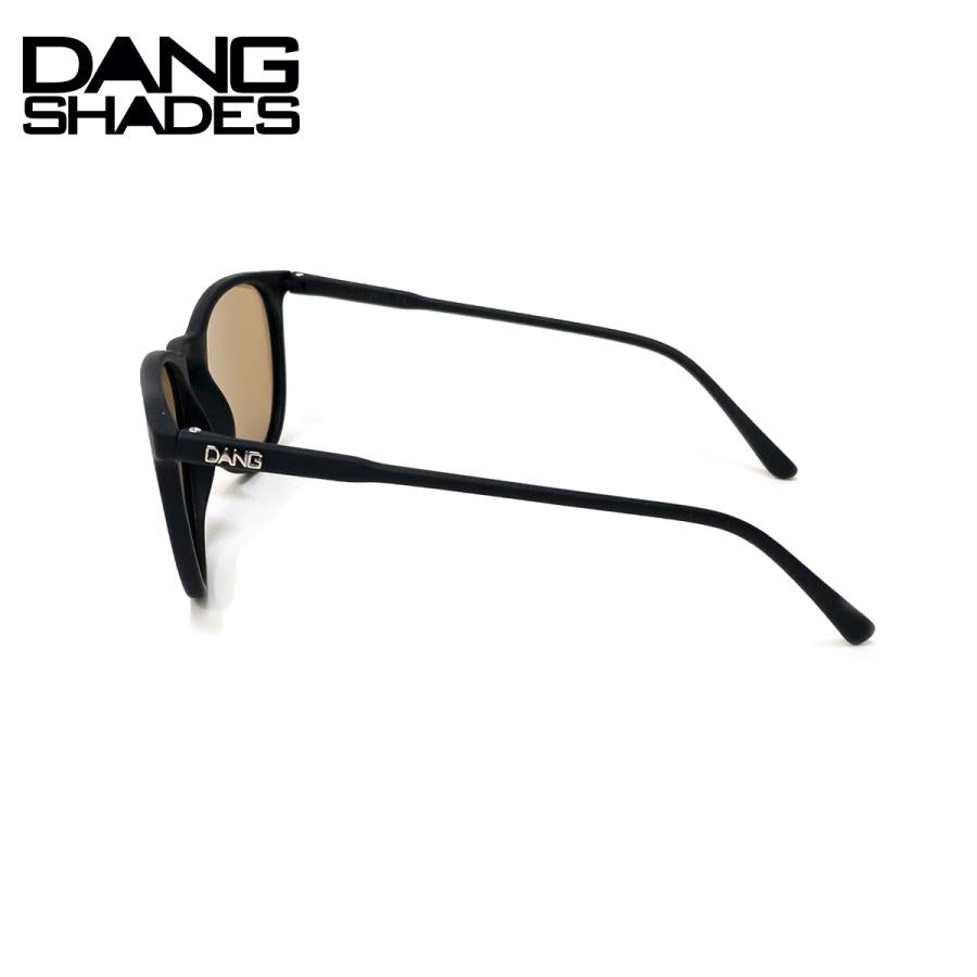 DANG SHADES Polarized Sunglasses FENTON Premium Lens BLACK SOFT x LIGHT AMBER PREMIUM LENS