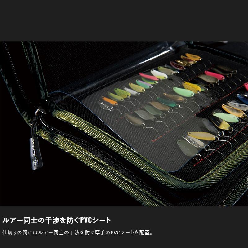 JACKALL Lure Case TIMON Spoon Wallet R Black L