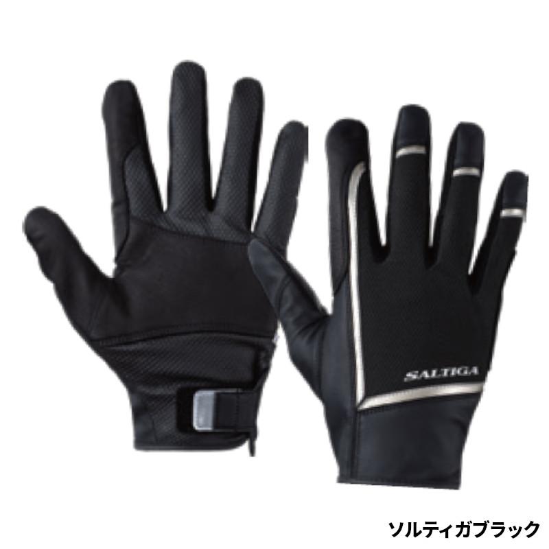 DAIWA Gloves DG-7323 Saltiga Power Gloves Saltiga Black