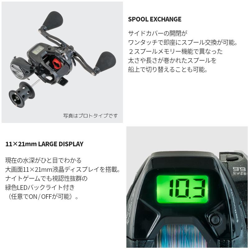 Tailwalk Baitcasting Reel VILAYER DG 100HG-DH/R