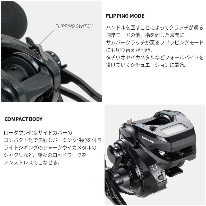 Tailwalk Baitcasting Reel VILAYER DG 100HG-DH/R