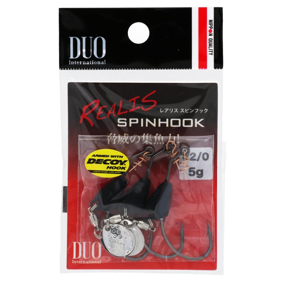 DUO Realis Spin Hook 0.9g Matte Black #2