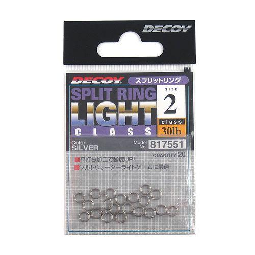 DECOY Snap Ring Split Ring Light Class Silver #2