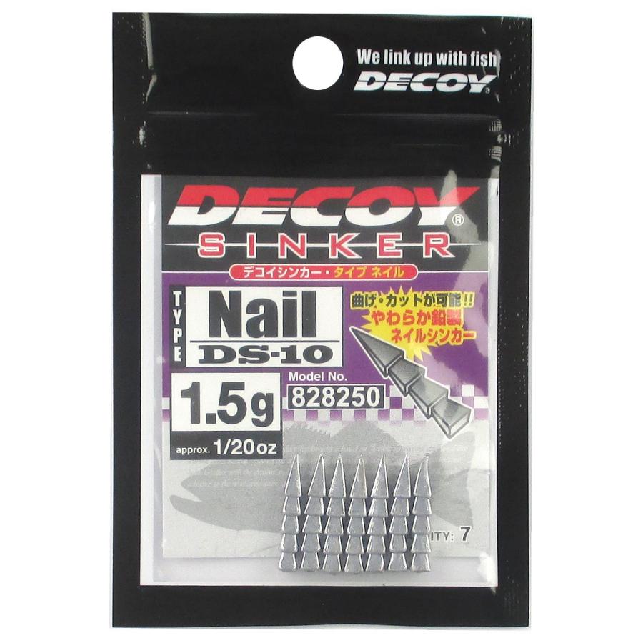 DECOY Sinker DS-10 DECOY Sinker Type Nail #1.5g