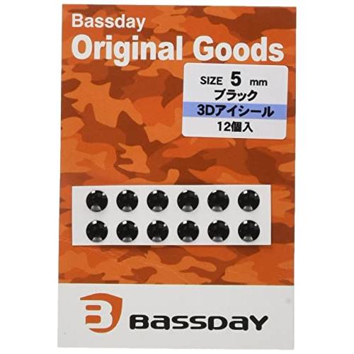 Bassday 3D Eye Sticker 5mm Black