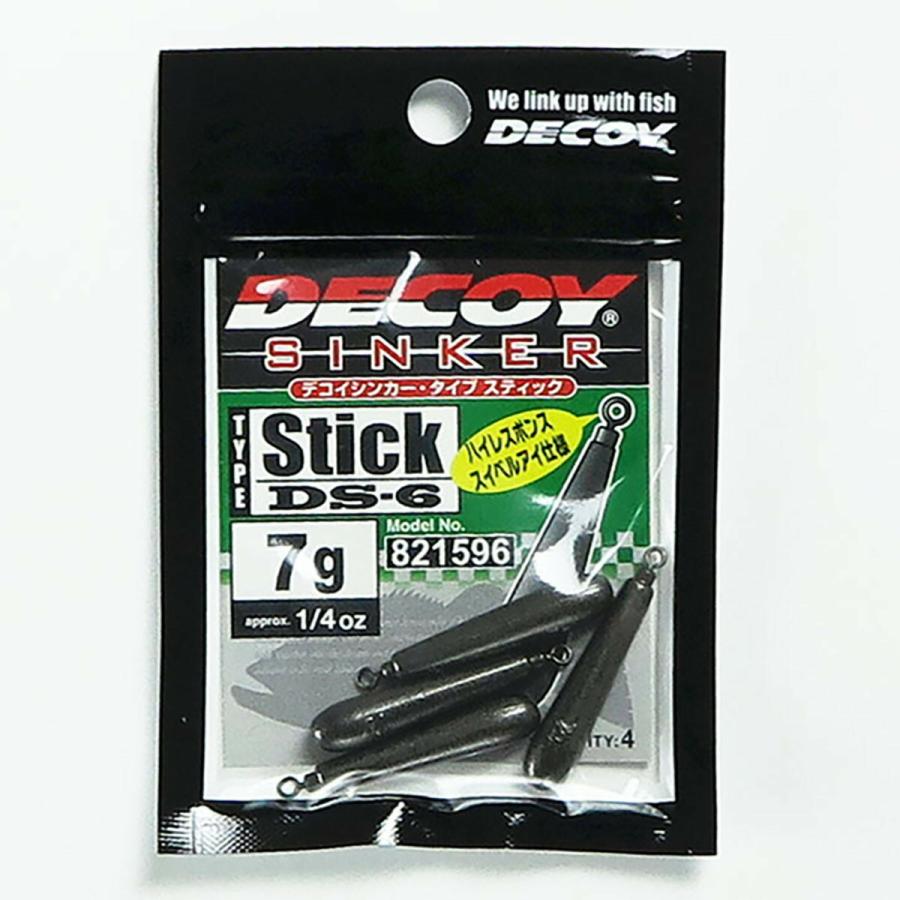 DECOY DS-6 DECOY Sinker Type Stick 7g (4 pieces)