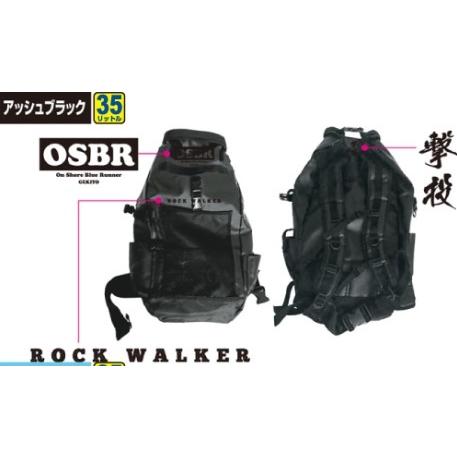 Owner Tackle Bag Gekitou Tough Climb Bag 65L Ash Black