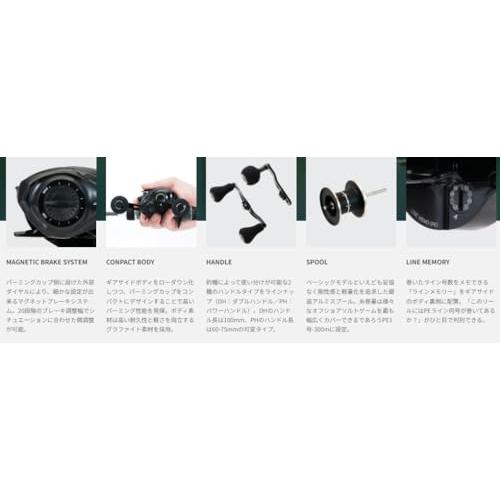 TAILWALK Baitcasting Reel SEIRENS BM 100HG-DH/L