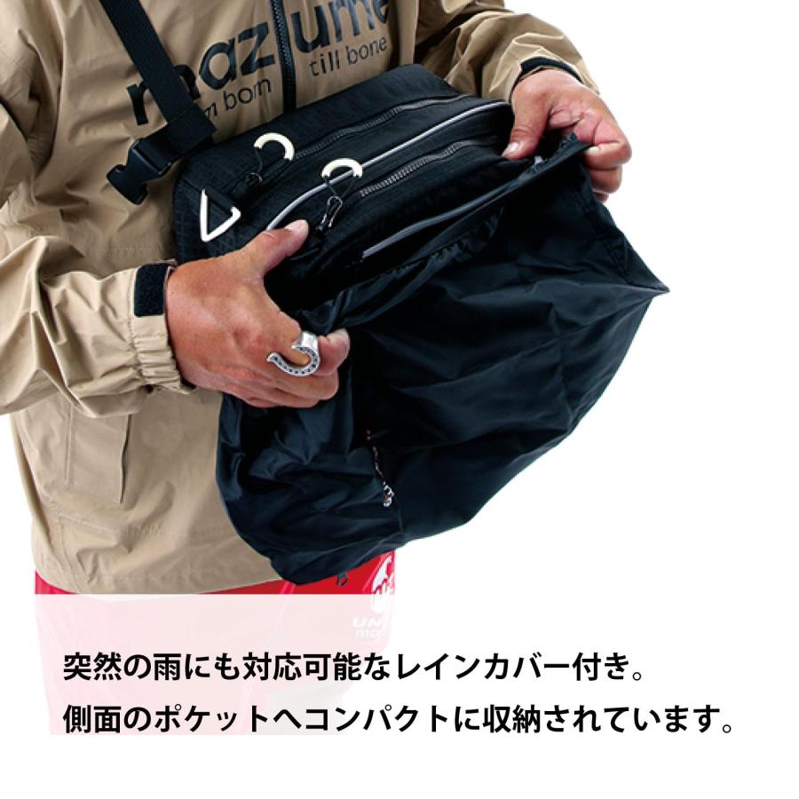 mazume Tackle Bag mazume Red Moon One Shoulder IV Black Denim MZBK-600