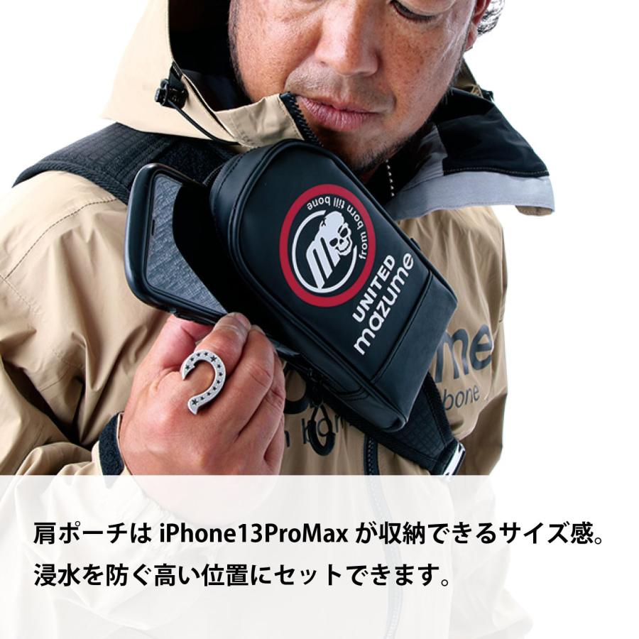 mazume Tackle Bag mazume Red Moon One Shoulder IV Black Denim MZBK-600