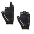 Marukyu Warm Fishing Gloves MQ-01 3-piece Black/Gold LL