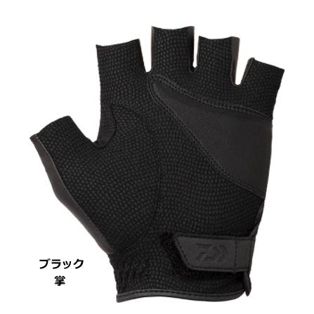 DAIWA Gloves DG-1522 Leather Fit Gloves 5-piece Cut Black XL