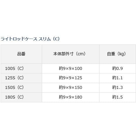 DAIWA Light Rod Case Slim 150S (C) Black