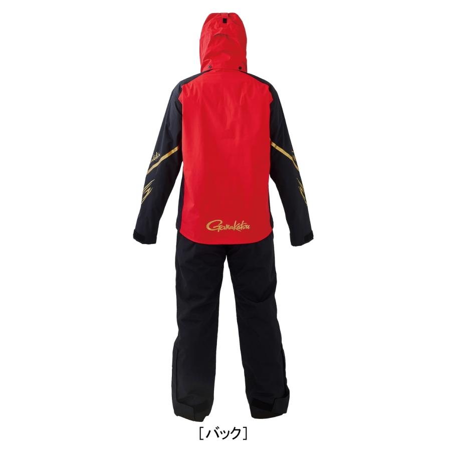 Gamakatsu Rainwear GM3658 Fishing Rain Suit Red