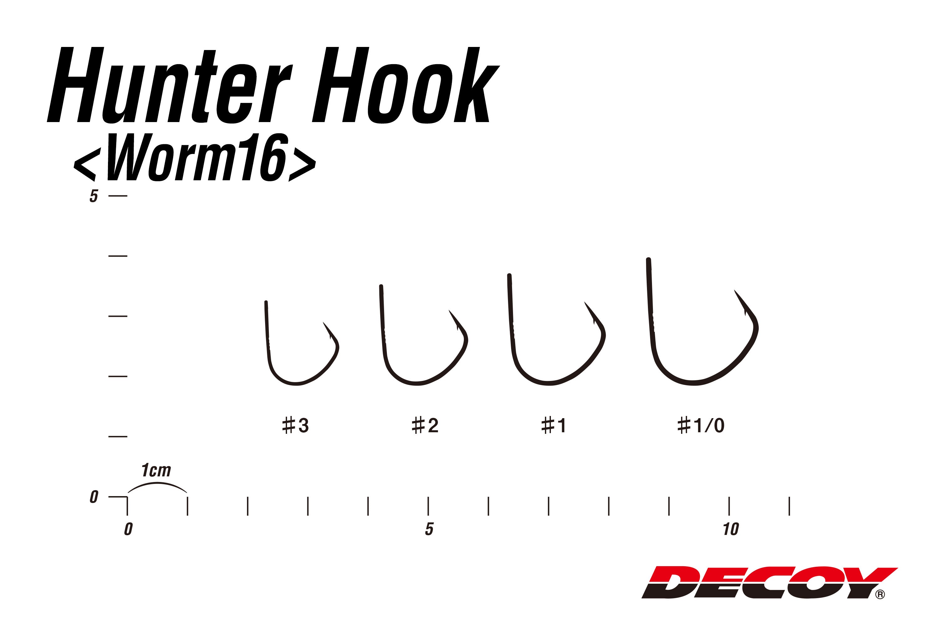 DECOY  Hunter Hook Worm16