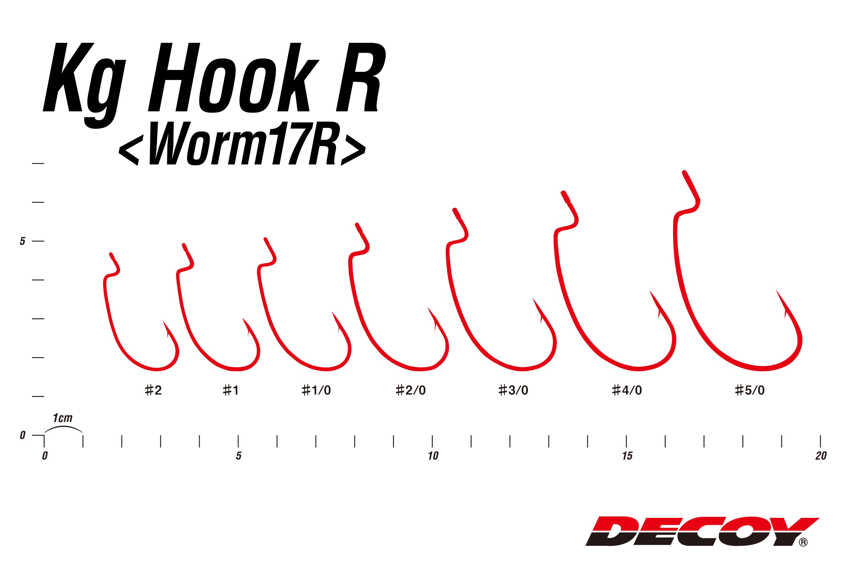 DECOY  KG Hook R Worm17R