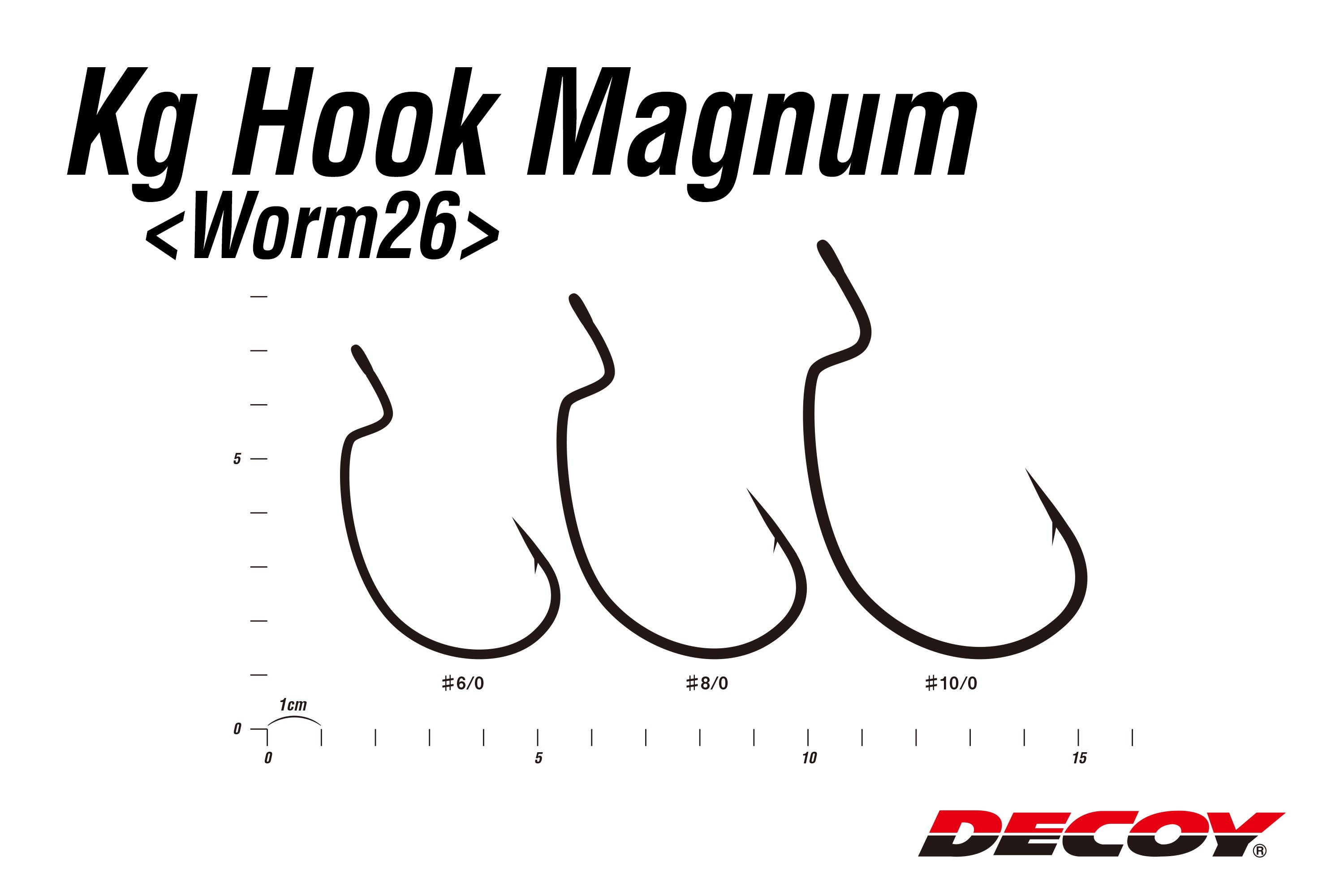 DECOY  KG Hook MAGNUM  Worm26