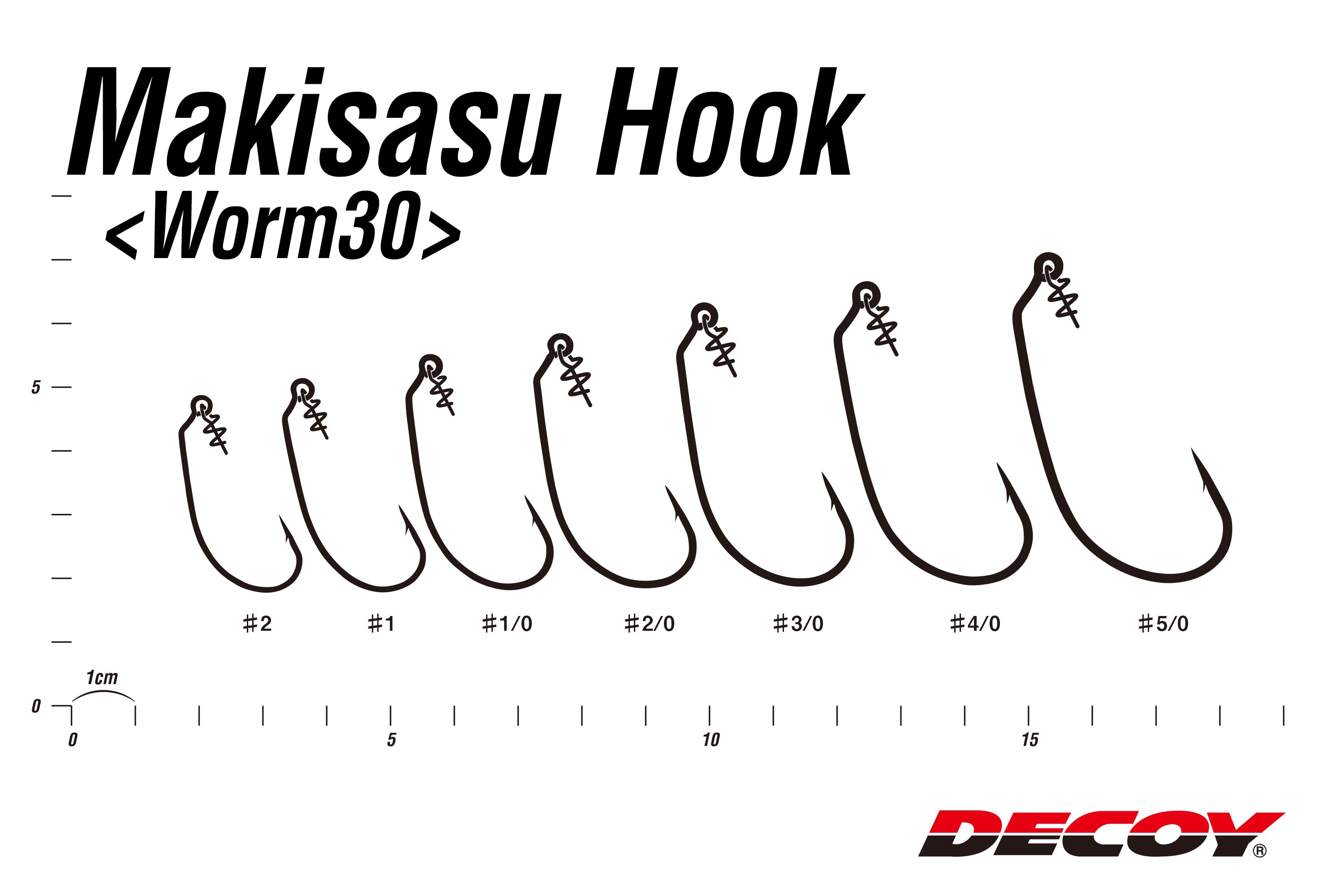 DECOY  Makisasu Hook Worm30