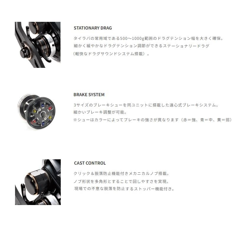 Tailwalk Baitcasting Reel Thai Game 100-DH/R (Right Handle)