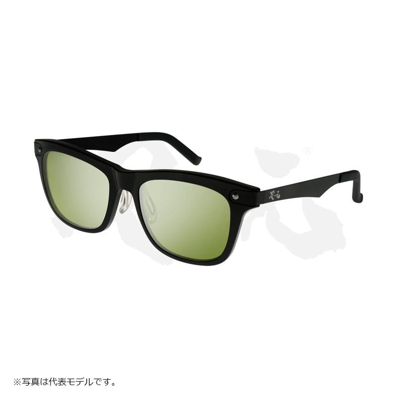 Dimension VERIFYNE Gloss Black Frame Lens: Ease Green/Silver Mirror