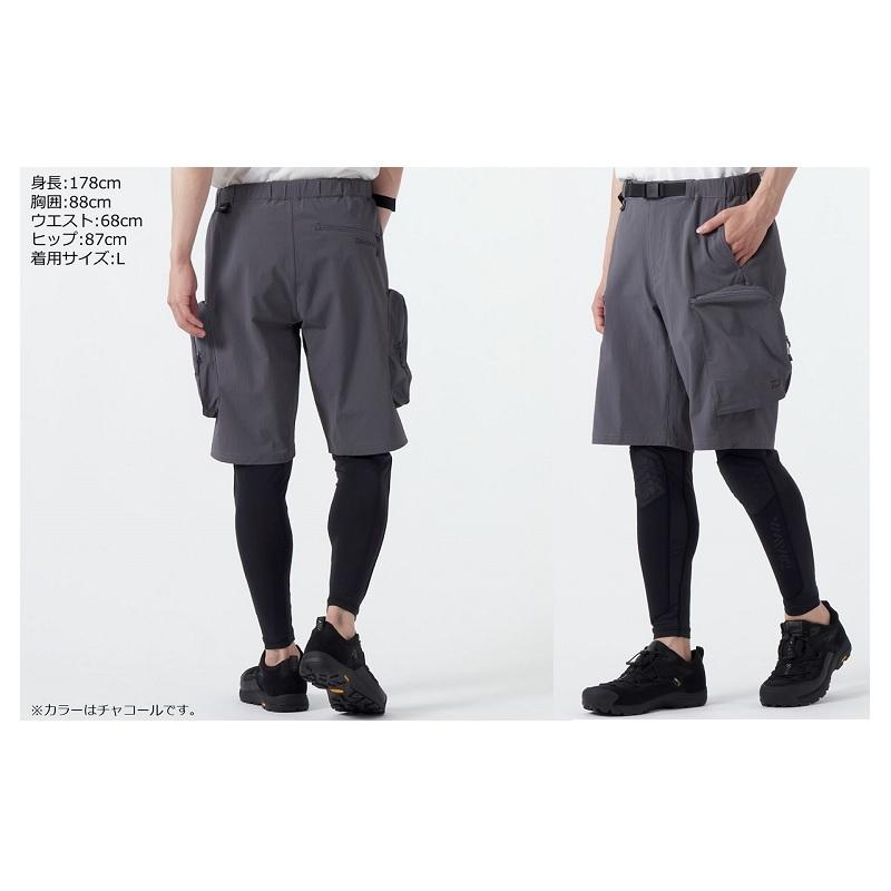 DAIWA Wear DP-8722 Eging Shorts Charcoal