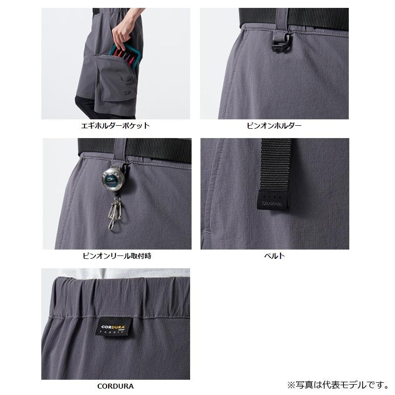 DAIWA Wear DP-8722 Eging Shorts Charcoal