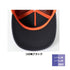 DAIWA Hat DC-9422 Moisture-absorbing and quick-drying cap Gunmetal x Orange Free size