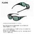 DAIWA Polarized Glasses DO-8422 Polarized Overglasses Gray