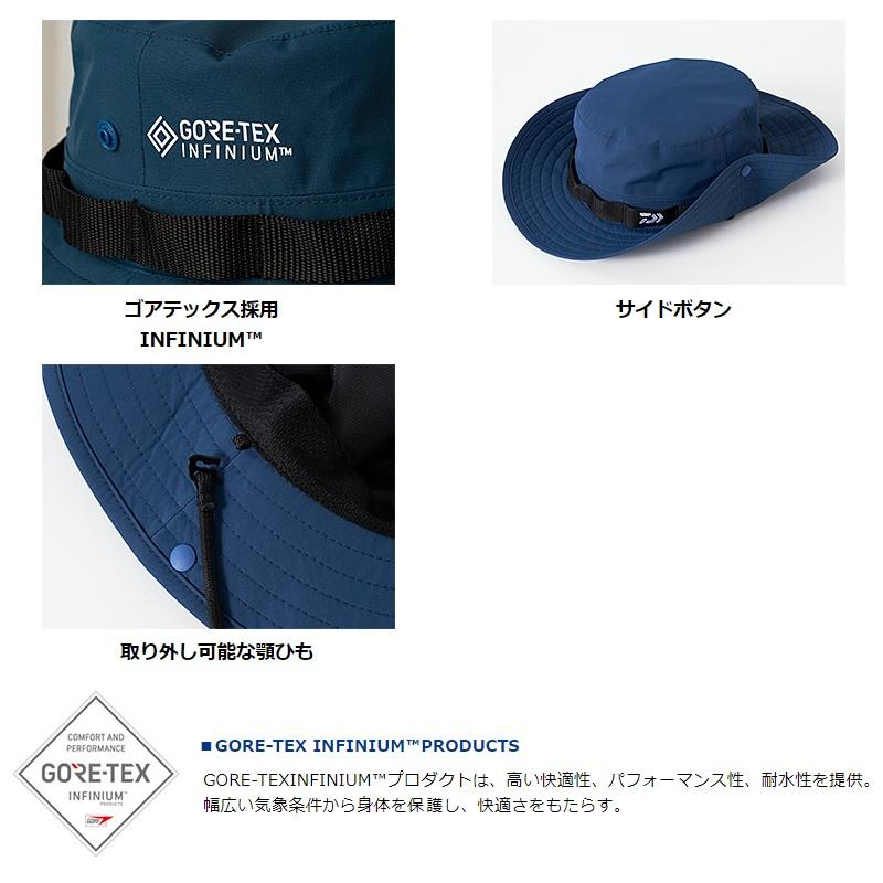 DAIWA Hat DC-1722 Gore-Tex Infinium Basic Hat Free Size Black Chambray