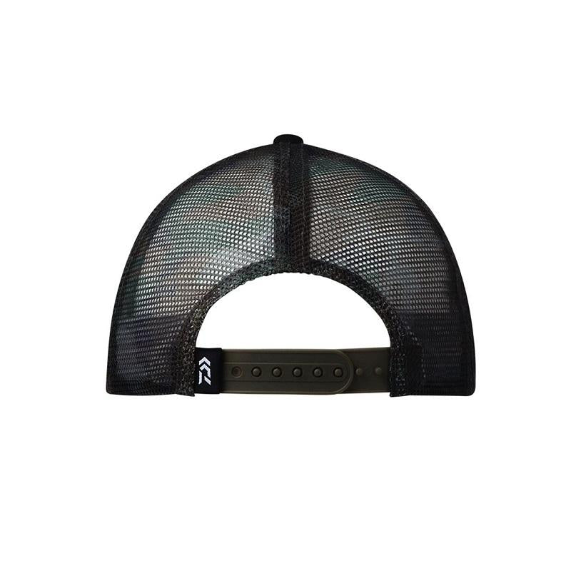 DAIWA Hat DC-7023 Camouflage Half Mesh Cap Black Free Size