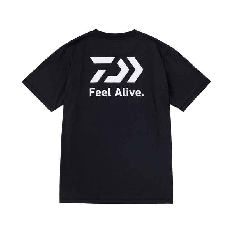 DAIWA Wear DE-8323 Clean Ocean FeelAlive T-shirt Black