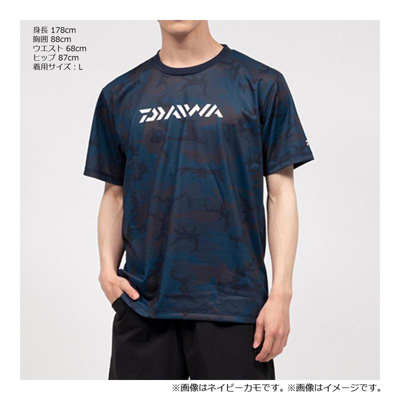 DAIWA Wear DE-8623 Clean Ocean Logo T-Shirt Olive