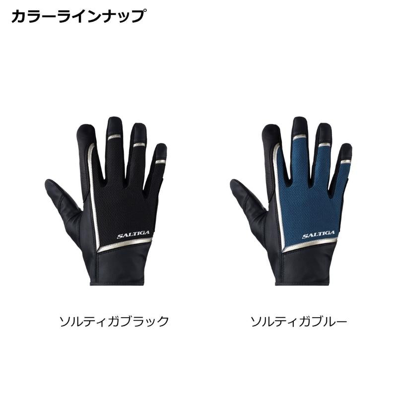 DAIWA Gloves DG-7323 Saltiga Power Gloves Saltiga Black