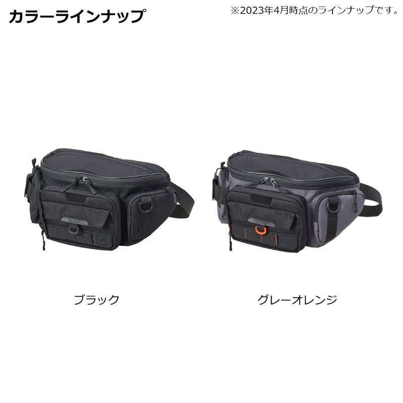 DAIWA Tackle Bag HG Waist Pouch (C) Gray Orange