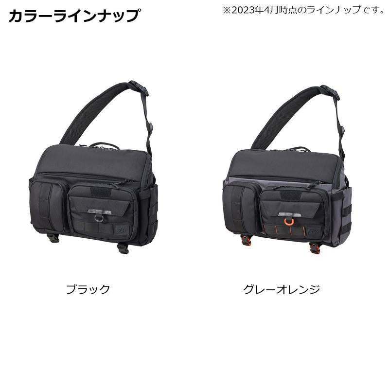 DAIWA Tackle Bag HG Messenger Bag (C) Gray Orange