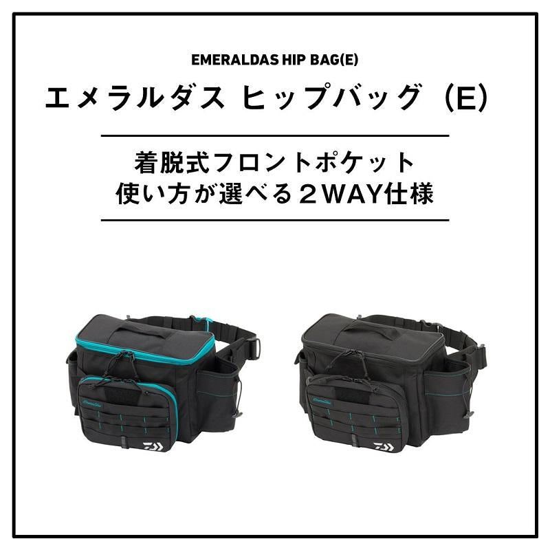 DAIWA Tackle Bag Emeraldas Hip Bag (E) Black