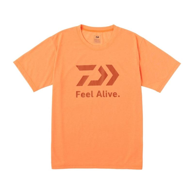 DAIWA Wear DE-9524 Feel Alive Sunblock Shirt Light Orange 2XL