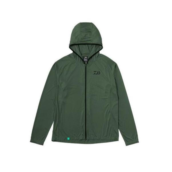 DAIWA Wear DE-5224 BUG BLOCKER Full Zip Shirt Ash Green 2XL