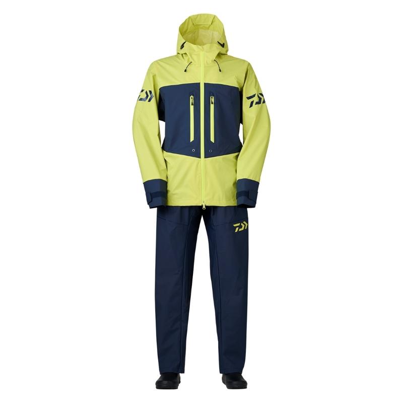 DAIWA Rainwear DR-9024 PVC Ocean Rain Suit Lime Yellow 2XL