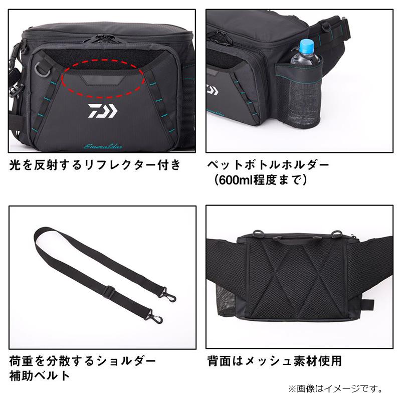 DAIWA Tackle Bag Emeraldas Tactical Hip Bag (C) Gray