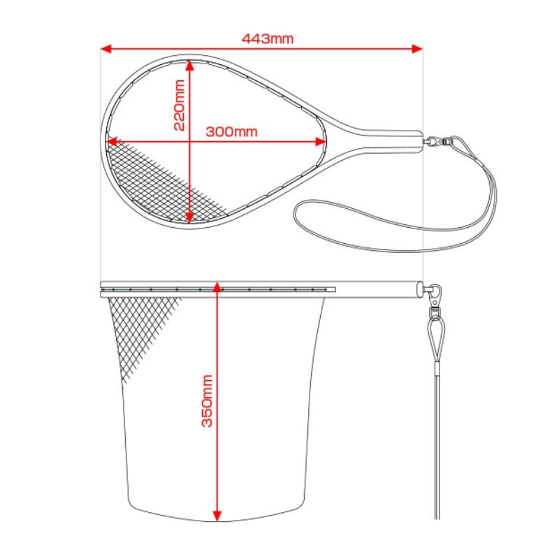 Golden Mean Rod Holder Sinfonia Trout Net M